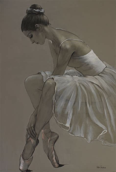 Monochrome Ballerina X Ballet Painting Ballerina Painting