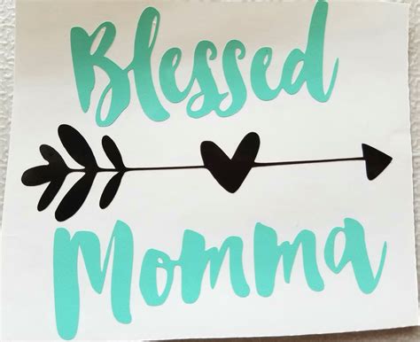 Blessed Momma Decal Mama Decal Mom Decal Country Girl