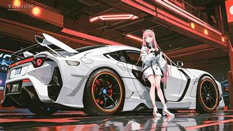 Zero Two Toyota Gr 86 Anime Live Desktop Wallpapers