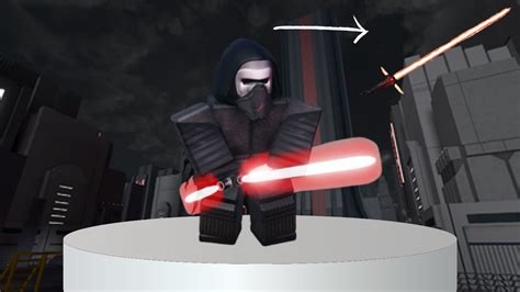 Becoming Kylo Ren In Roblox Saber Showdown Youtube