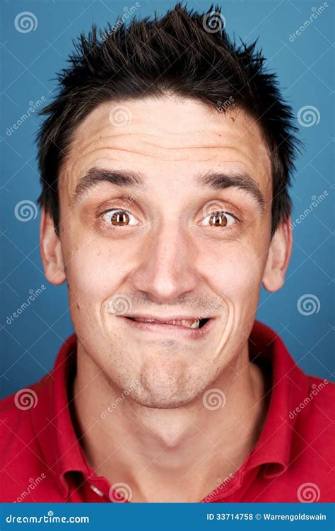 Hilarious Face Stock Photo Image Of Adult Eyes Emotion 33714758