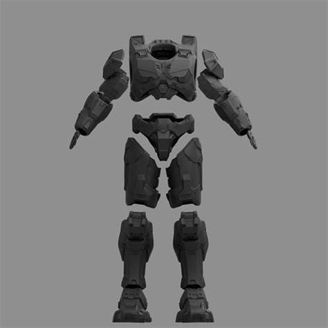 Halo Infinite Master Chief Armor 3d Model 3d Printable Cgtrader