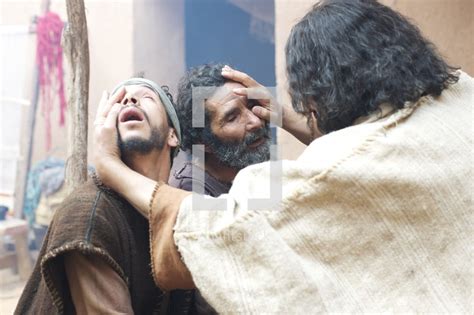 Jesus Heals Two Blind Men — Photo — Lightstock