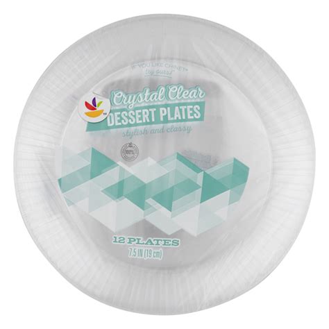 Save On Our Brand Crystal Clear Plastic Dessert Plates 7 Inch Order