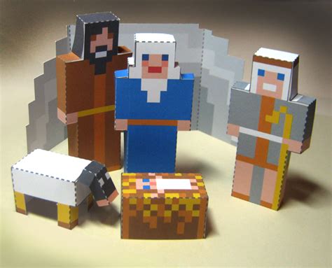 Build Your Own Paper Nativity On Behance