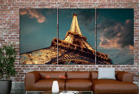 Paris Eiffel Tower Arteiffel Tower Wall Arteiffel Tower Canvas Art
