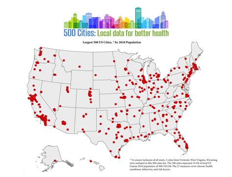 Largest Us Cities By Population Map