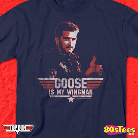 Goose Is My Wingman Shirt 80s Movies Top Gun T Shirt