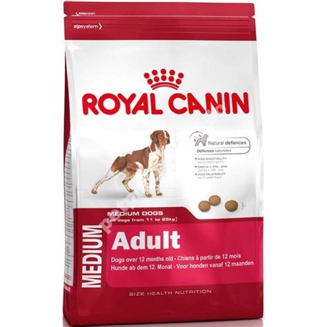 According to the dry matter basis (dmb), this food has 24.4 percent protein, 18.9 percent fat, and 6.1 percent fiber. Royal Canin Size Health Nutrition Medium Adult Dry Dog Food