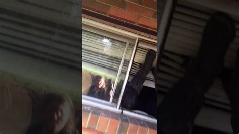 Drunk Girl Getting Stuck In A Window Youtube