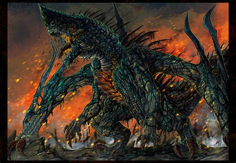 Monster Hunter Elder Dragons On Behance
