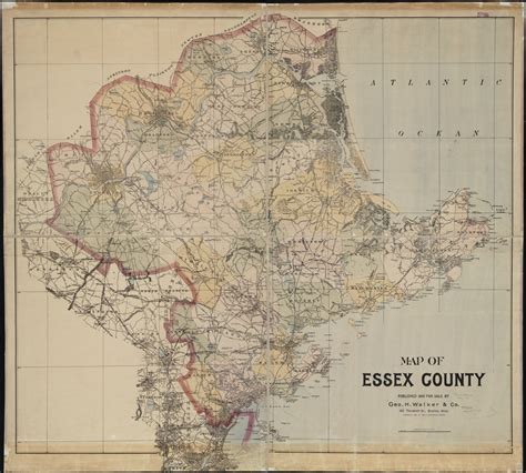 Map Of Essex County Digital Commonwealth