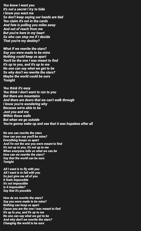Rewrite the stars~~ lyrics part 1 credit by : Audrey | Disney song ...