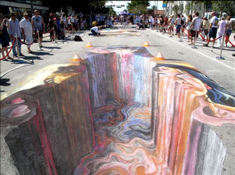 Amazing 3d Chalk Street Art Forces An Unreal Perspective Interview