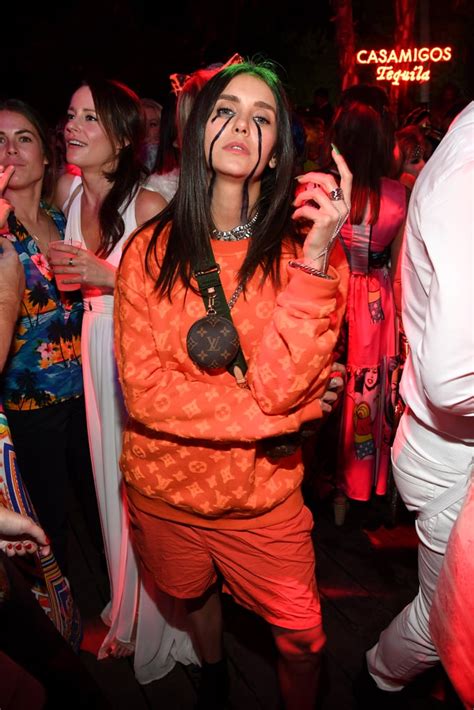 Nina Dobrev Wearing Louis Vuitton For Her Billie Eilish Halloween Costume Nina Dobrev Dressed