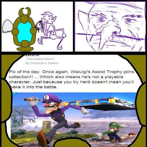 He Needs To Be In Smash I Didn T Make This Meme Btw R Waluigi