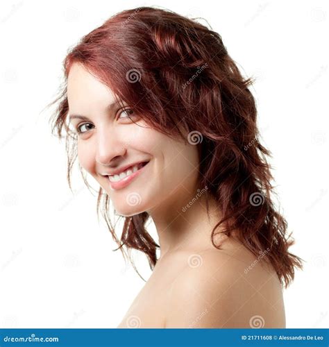 Smiling Naked Woman Stock Photo Image Of Smiling Eyes