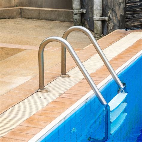 Premium Photo Swimming Pool With Stair At Hotel