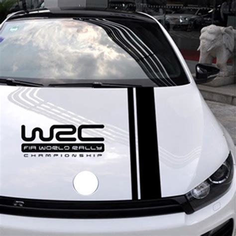 2pcs Car Styling Car Stickers Wrc Car Body For Vw Volkswagen Golf 5 6