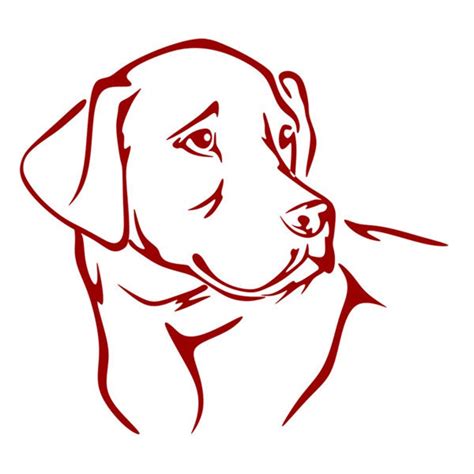 Labrador Dog Lab Cuttable Design Png Dxf Svg And Eps File For Etsy