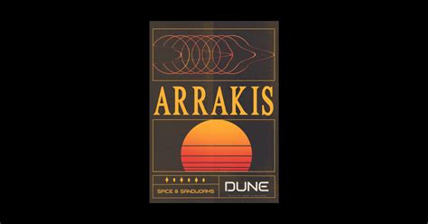 Dune Arrakis Vintage Travel Poster Dune Posters And Art Prints