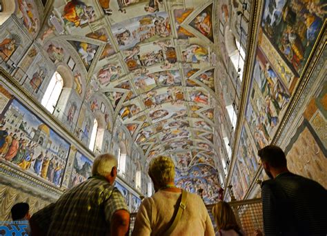 The lunettes of the sistine chapel were painted by michelangelo using the same wooden trussed scaffolding made for the painting of the vault. Sistine Chapel paintings