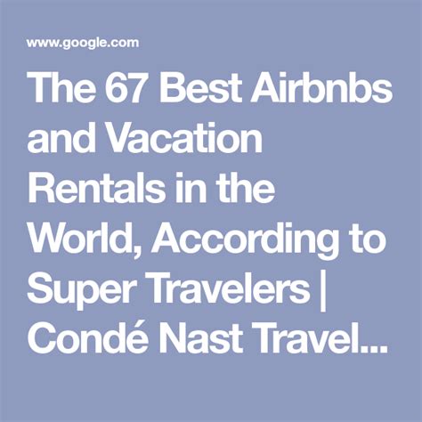 Airbnbs We Keep Recommending To All Our Friends In Vacation