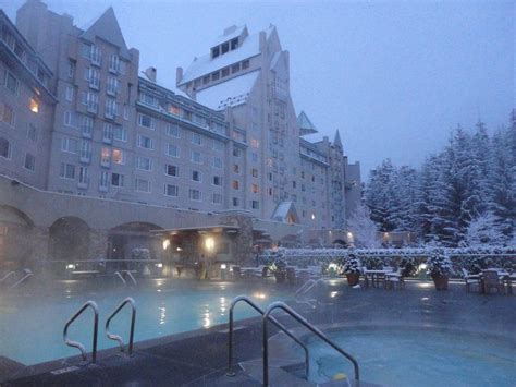 The Fairmont Chateau Whistler Outdoor Heated Pools British Columbia