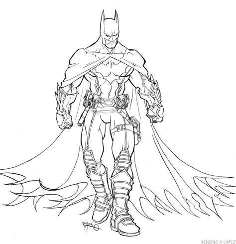 Originales Dibujos Batman De Para Colorear Facil Dibujos