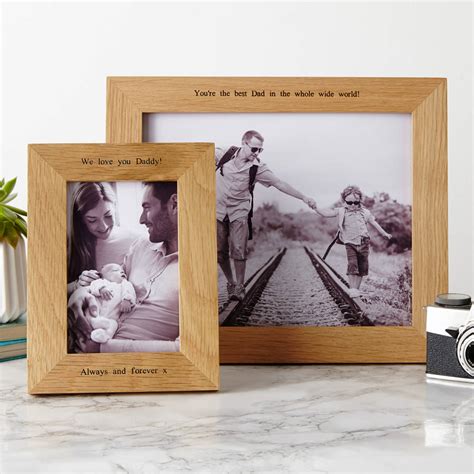 Photo frame template for personal use only. Personalised Solid Oak Photo Frame By Mij Moj Design ...