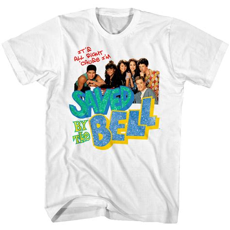 Saved By The Bell Title Screen T Shirt Mens Tv T Shirts Societees
