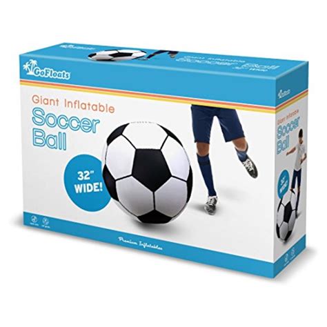 Gofloats Giant Inflatable Soccer Ball Made From Premium Raft Grade