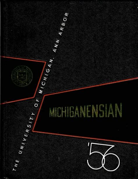 University Of Michigan Ann Arbor 1956 Yearbook Annual 4500 Picclick