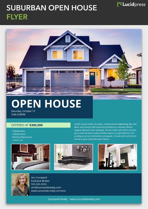 Free Real Estate Flyer Templates Word Best Professional Templates