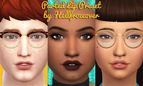 Sims 4 Lips Preset 7 The Sims Book