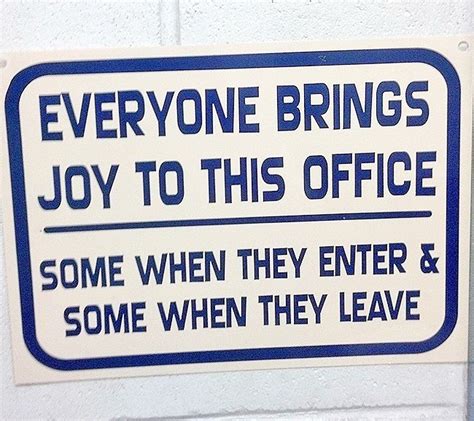 Funny Office Sign Copy Woodland Articles