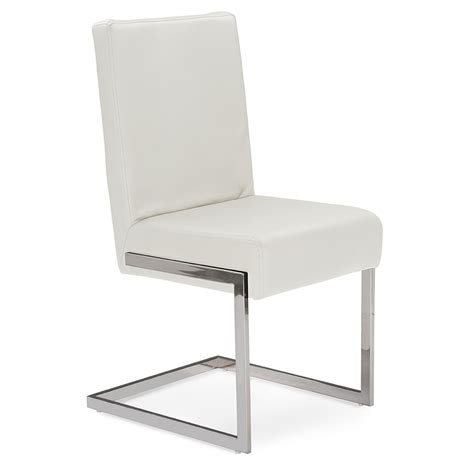 Arriving with modern ribbed stitching, this white office chair comes in a classic style and will provide you comfort for extended hours. Baxton Studio Toulan Modern and Contemporary White Faux ...