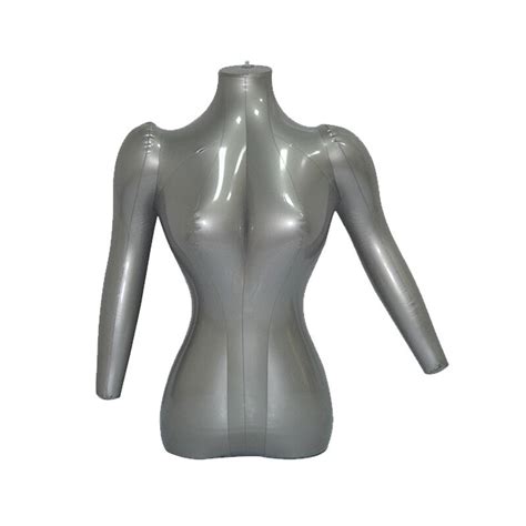 Inflatable Pvc Mannequin Upper Body With Arms Female Mannequin