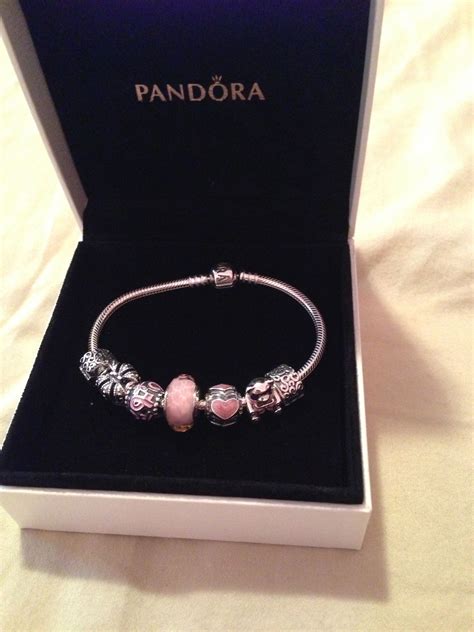 Pink Pandora Charm Bracelet Pandora Charms Pink, Pandora Jewlery