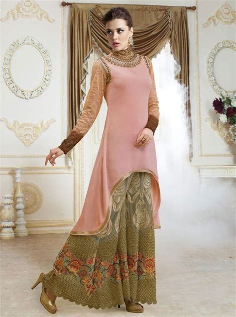 This Cream Georgette Salwar Kameez Is Including The Beautiful Glamorous Showing The Feel Of Cute