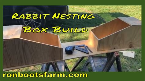 Quick Rabbit Nesting Box Build Youtube