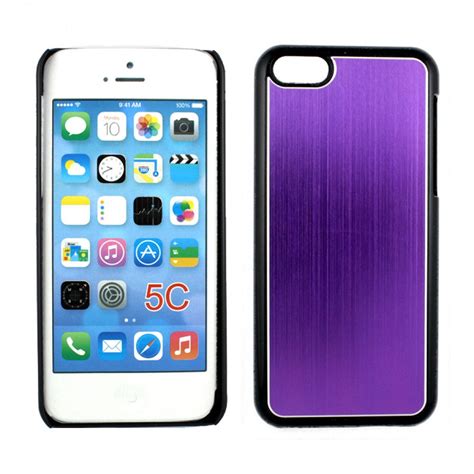 Wholesale Iphone 5c Aluminum Hard Case Purple