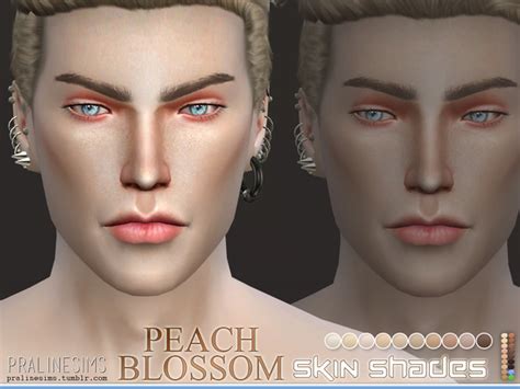 The Sims Resource Ps Beach Blossom Skin Shades By Pralinesims • Sims 4