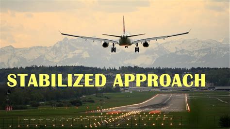 Understanding Stabilized Approach Of An Aircraft Youtube