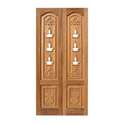 Brown And White Wooden Pooja Door For Home Rs 7000 Piece Aahaana