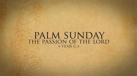 March 24 — Palm Sunday Formed