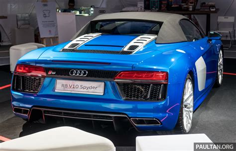 Audi R8 V10 Spyder 本地公开展示，暗示大马即将开售？ 2017 Audi R8 V10 Spyder Preview in