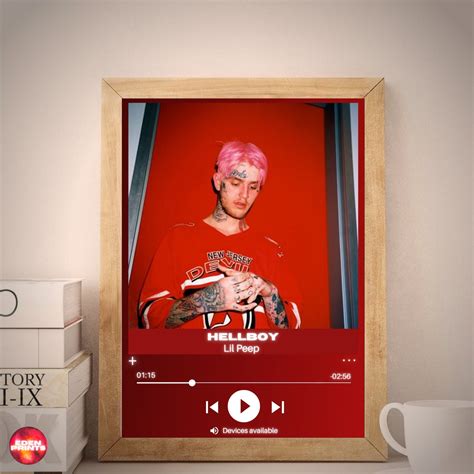 High Quality Lil Peep Spotify Themed Wall Print Edenprints Etsy Uk