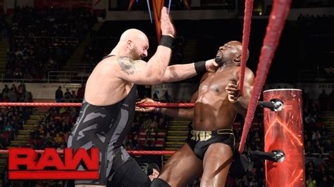 Big Show Vs Titus Oneil Raw March 13 2017 Youtube