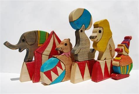 Vintage Wooden Circus Toys Circus Toy Vintage Toys Wood Toys